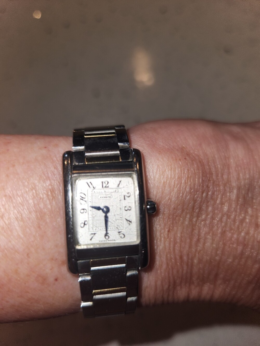 Coach Two-Tone Silver and Gold Women’s Bracelet Watch